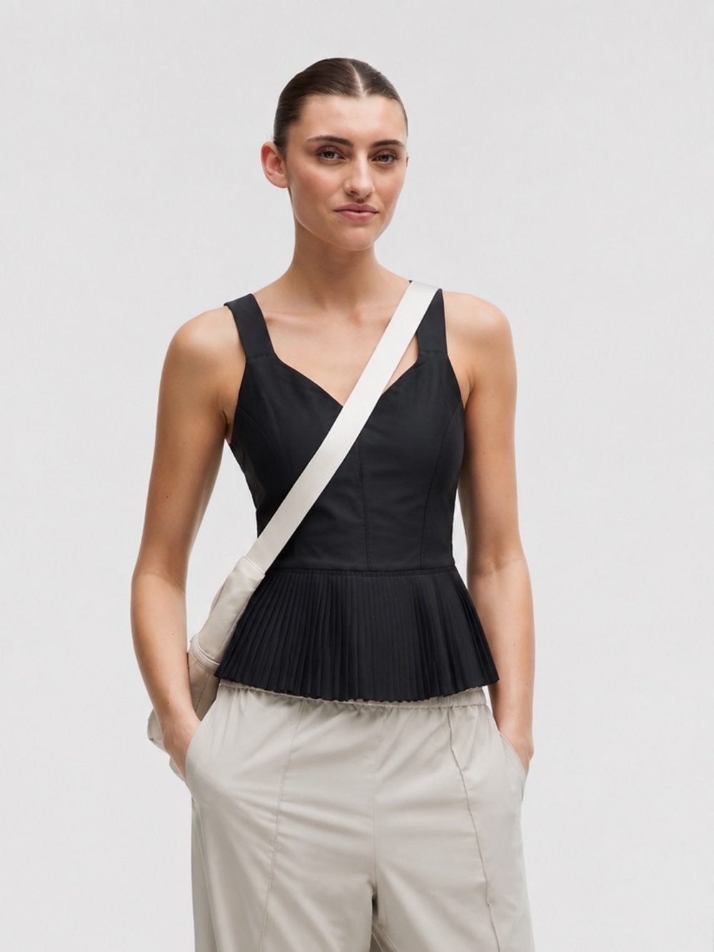 lululemon athletica Black Athletic Pleated Skort Top
